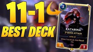 11-1 BEST DECK Katarina Zed Aggro | Ionia Noxus Aggro | Legends of Runeterra | LoL Card Game