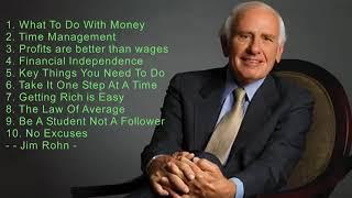 Financial literacy - Top 10 Best Personal Development Advice Jim Rohn