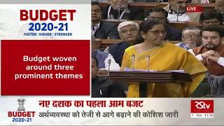 Budget 2020-21: Three Prominent Themes | Aspirational India, Economic Development & Caring Society