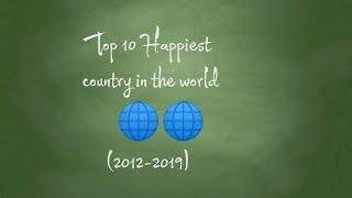 Top 10 happiest country in the world