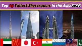 #tallestskyscraper #asia Top 25 Tallest Building in Asia 2020