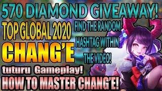 TOP GLOBAL CHANG'E 2020 | YOU CAN'T GET NEAR ME! GAMEPLAY BY tuturu | #MobileLegendsBangBang #ChangE