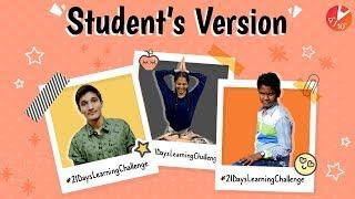 Student's Version of Lockdown Challenge | 21 Days Learning Challenge | @Vedantu Class 9 & 10