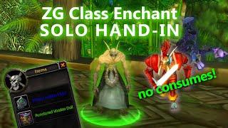 ZG Head & Leg Enchant SOLO hand in - NO CONSUMES -  Zanza the Restless - WoW Classic Phase 4