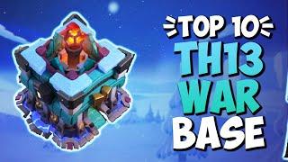 TOP 10 TH13 WAR BASE WITH *COPY LINK* | Best Builder Hall 13 War Base | Clash of Clans