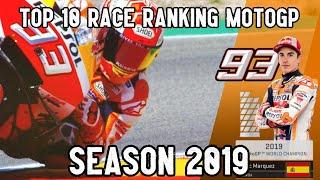 [2019] TOP 10 RACE RANKING HISTORY POINT MOTOGP