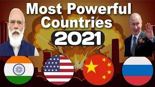 Top 10 Most Powerful Countries in The world 2021 power Strongest countries in the world