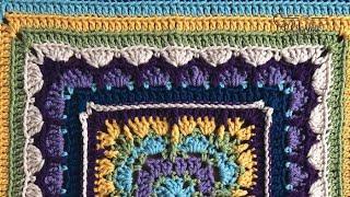 Crochet All In the Family Blanket Stitch Along - Rnds 1-15