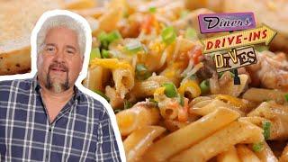 Guy Fieri Tries Smoky Blackened Chicken Pasta | Diners, Drive-Ins and Dives