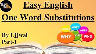 #26. One Word Substitution || SSC || Bank || Air Force || Various Competitive Exams || Top 500 OWS