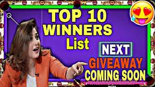 CAN YOU GUYS A GIVEAWAY WINNER WATCH FULL THIS VIDEO  TOP 10 Winners