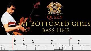 Queen - Fat Bottomed Girls (Bass Line Tabs) By John Deacon