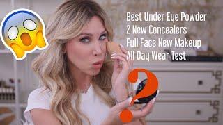 Over 40 Best Under Eye Setting Powder, 2 New Concealers, Full Face New Makeup, All Day Wear Test!