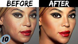 Top 10 Celebrities Before And After Photoshop