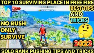 TOP 10 SURVIVING HIDDEN PLACE IN FREE FIRE | FREE FIRE HIDDEN PLACE | FREE FIRE HIDDEN TIPS & TRICKS