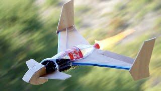 FLYING COKE powered airplane