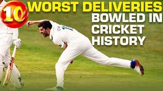 10 Worst Deliveries Bowled in Cricket History | Simbly Chumma