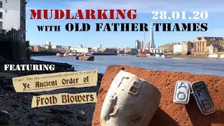 Garnets! Lead Tokens! Bellarmine! Mudlarking with Old Father Thames on the River Thames in London.