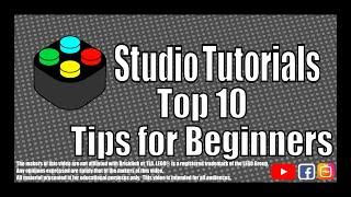 Studio Tutorials - Top 10 Tips for Beginners - Save yourself time with your LEGO designs!