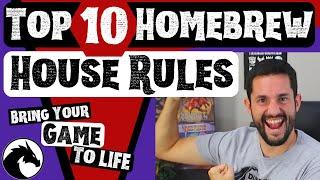 Top 10 Homebrew House Rules to Bring Your Game to Life