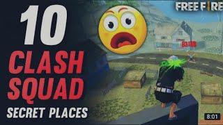 Clash squad top 10 secret place without friends help|#freefire #garena