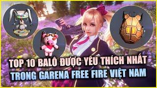 Free Fire | TOP 10 Balo Được Yêu Thích Nhất Trong Free Fire Việt Nam | Rikaki Gaming