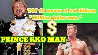 Top 10 moves of Ted dibiase " Million dollar man " ( WWE SMACKDOWN VS RAW 2010 PSP )