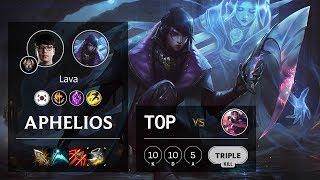 Aphelios Top vs Irelia - KR Challenger Patch 10.3