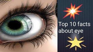 Top 10 eye facts, Amazing top 10 eye facts