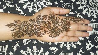 Flower mehndi design। Latest mehndi design