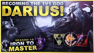 BECOMING THE 1V1 GOD! DARIUS! - Iron to Master S10 | League of Legends