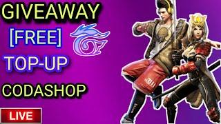 FREE FIRE LIVE GIVEAWAY CODASHOP TOP-UP #FREEFIRELIVE