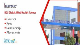 Top 10 Medical college BGS Global Allied Health Science