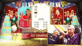 PRIME ICON PACK + 30-0 TOP 100 FUT CHAMPIONS REWARDS FUT BIRTHDAY PACKED! W/HASHTAG HARRY