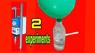 Top two Science Experiments , How To Make Water Dispenser ,Diy