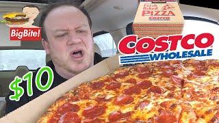 COSTCO ☆$10 FOOD COURT PEPPERONI PIZZA☆ Food Review!!!