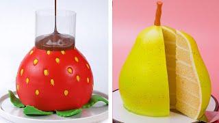 BEST OF MONTH | Top Fondant Fruit Cake Compilation | Easy Cake Decorating Ideas | So Tasty Cake