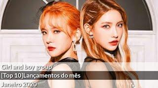 [Top 10] Lançamentos do mês de Janeiro 2020 (girl and boy groups, idols solos)