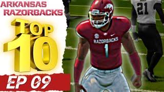 Entering the Top 10 Rankings| Ncaa Football 14 Arkansas Razorbacks Rebuild Dynasty| Episode 9