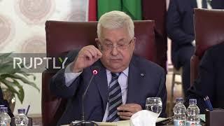 Egypt: Abbas blasts Trump’s plan as Arab League rejects "deal of the century"