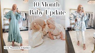 Planning Alaina's 1st Birthday! 10 Month Baby Update, New Summer Outfits