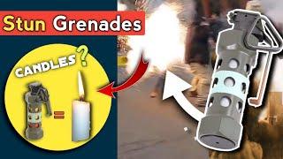 How Stun Grenade Works? Flash Grenade & FlashBangs | Types Of Stun Grenades - Explained (Hindi)