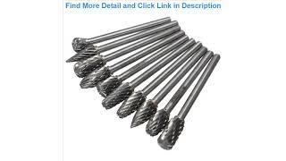 Top 10pcs Hard alloy Rotary File Tungsten steel grinding head 3*6mm