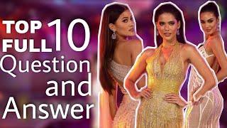 TOP 10 Q & A - MISS UNIVERSE PHILIPPINES 2021