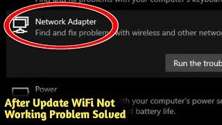 Fix Windows 10 After Update WiFi Not Working Problem Solved