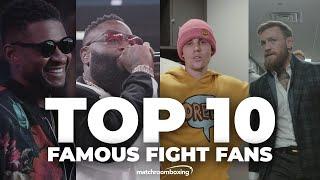 Top 10 famous fight fans at Matchroom Boxing events