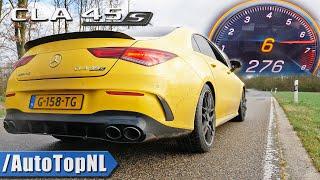 Mercedes AMG CLA 45 S | 0-270km/h ACCELERATION TOP SPEED & EXHAUST SOUND by AutoTopNL