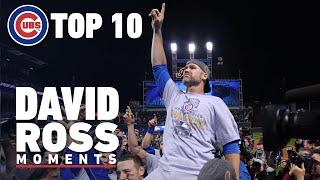 Top 10 David Ross Moments as a Cub | Game 7 Home Run, Becoming Manager & More