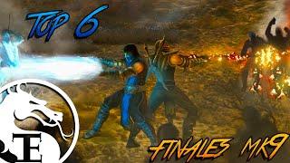 Top 6 Mejores Finales de Mortal Kombat 9 |"The End"