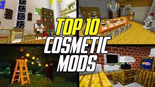 Top 10 Minecraft Cosmetic Mods (Furniture, Animations & Building Blocks)